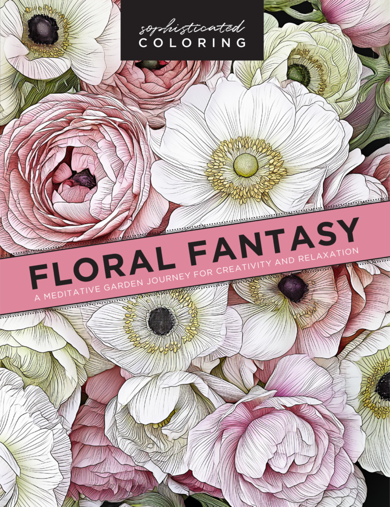 Sophisticated Coloring Floral Fantasy Cover